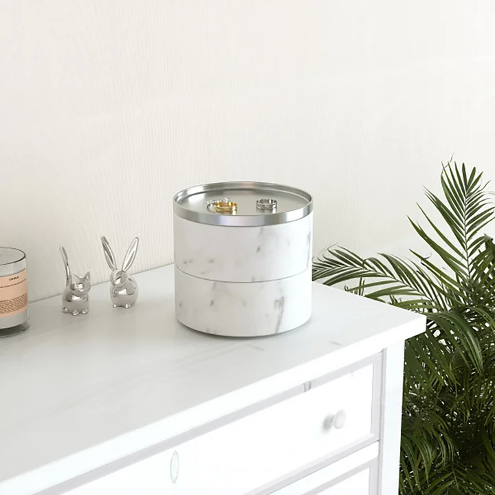 Umbra - Tesora Storage, white marble