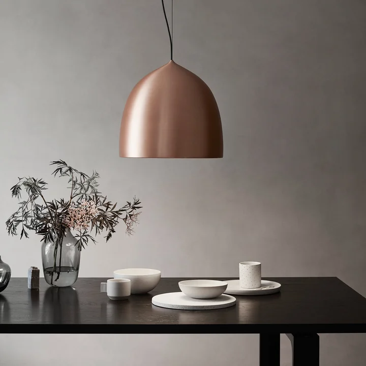 The Fritz Hansen - Suspence Pendant light above the dining table