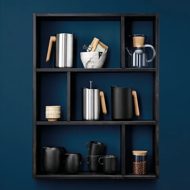 Nordic Kitchen pot 1 l by Eva Solo in Stainless Steel / Oak 