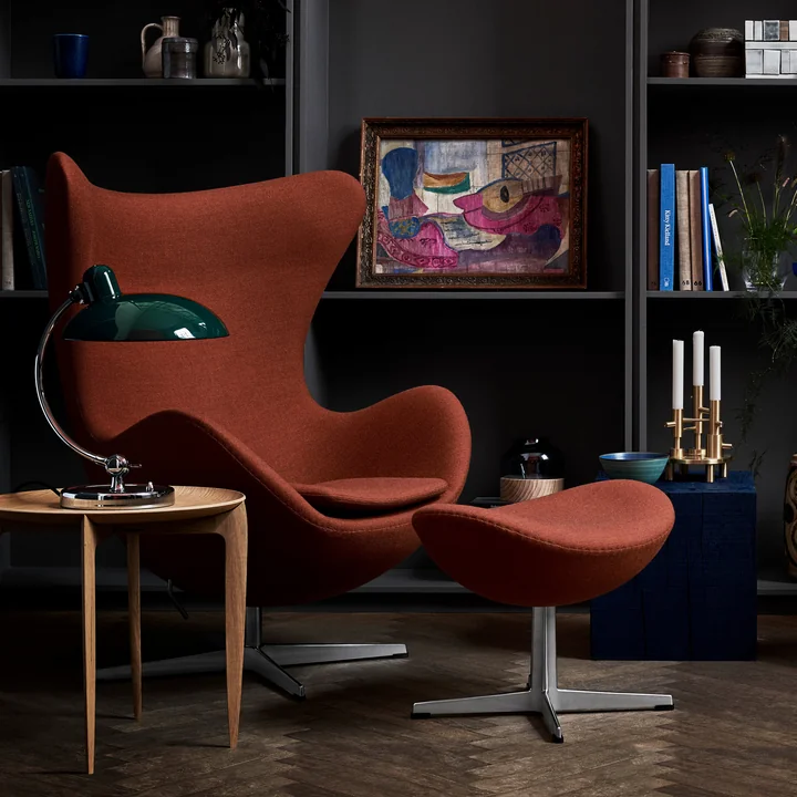 Egg Chair and footstool from Fritz Hansen