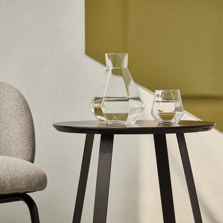 Puik - Shunan Side Table with Rare Carafe and Radiant Glass