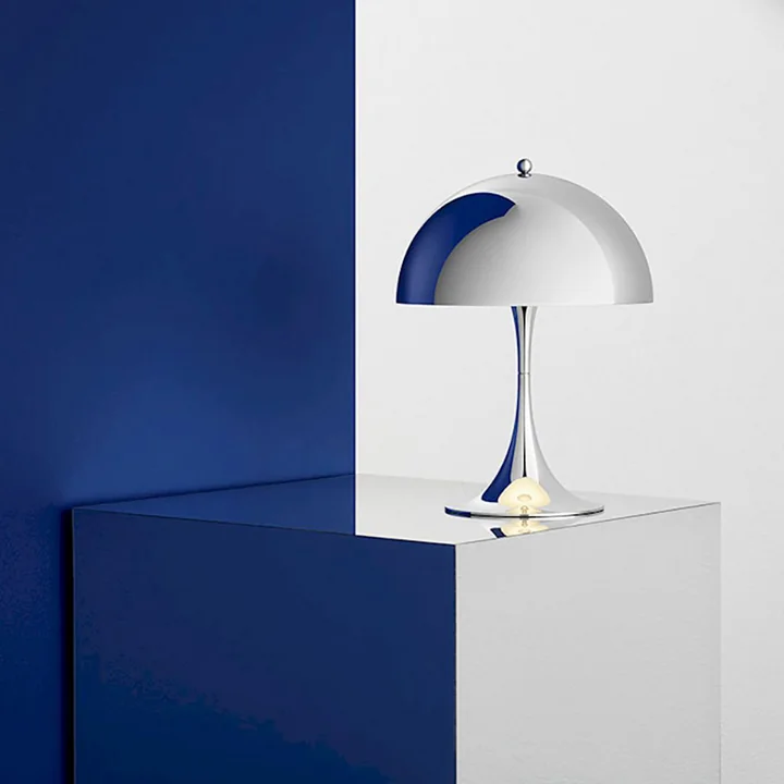 Louis Poulsen - Panthella Mini Table Lamp, Ø 250, Mirror-Finish Chrome