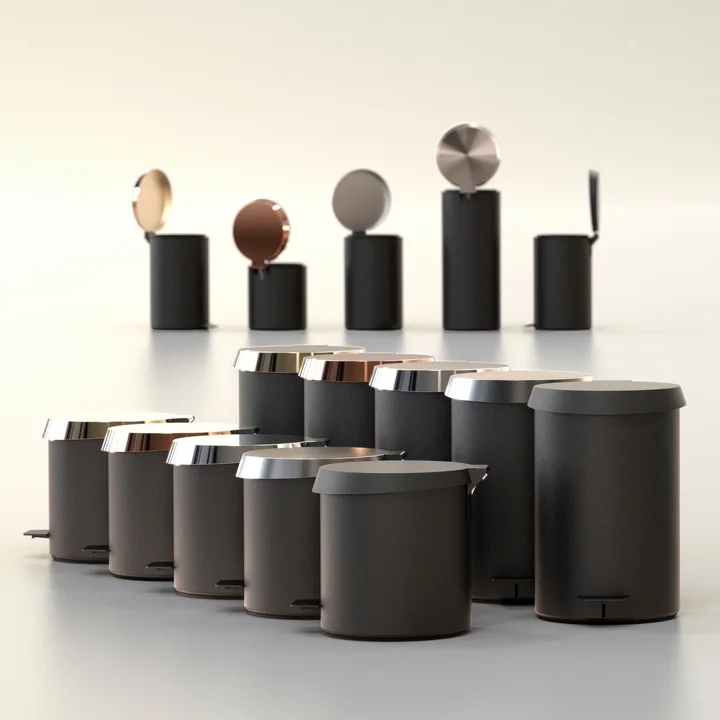 Pedal Bucket in Black from Frost in Different Sizes