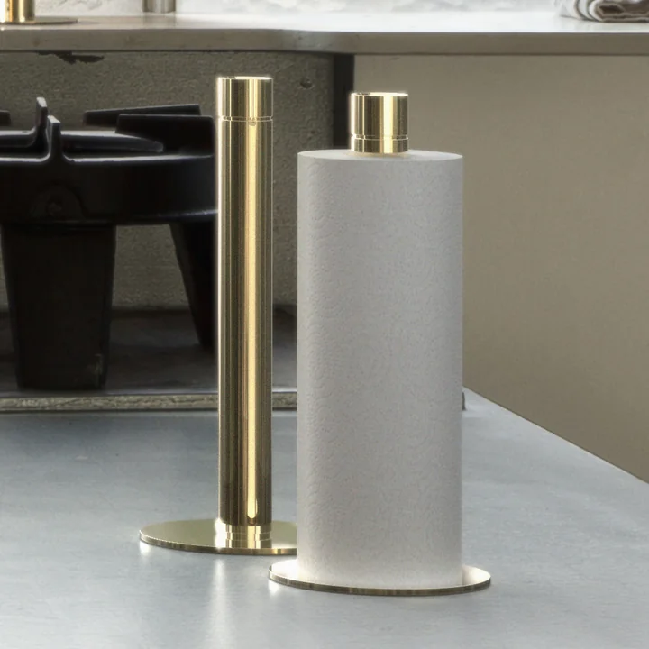 Kitchen Roll Holder in Gold by Frost in Various Sizes
