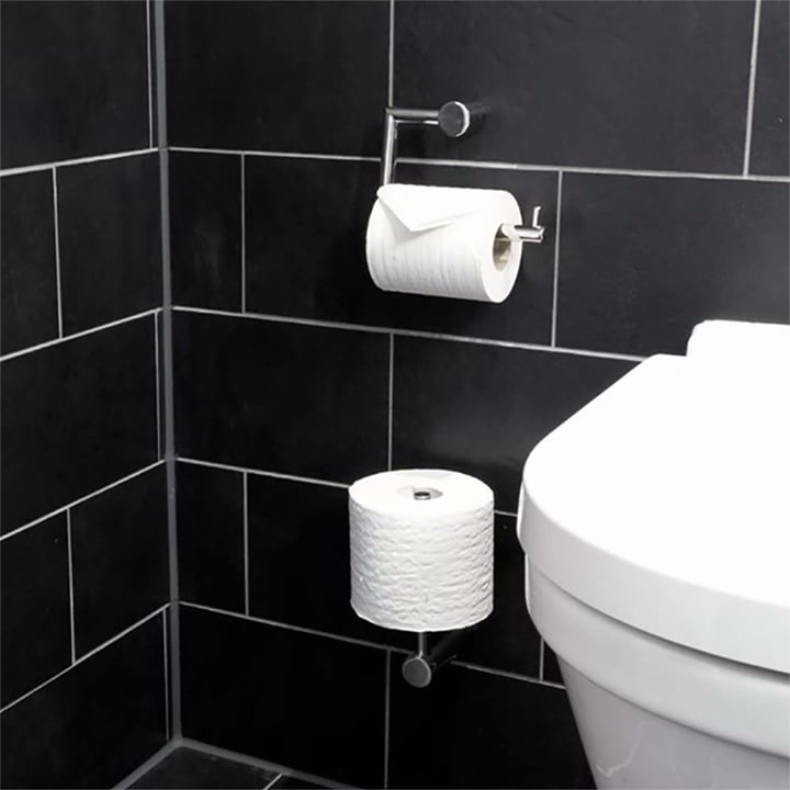 Nova 2 Toilet paper holder from Frost on the wall