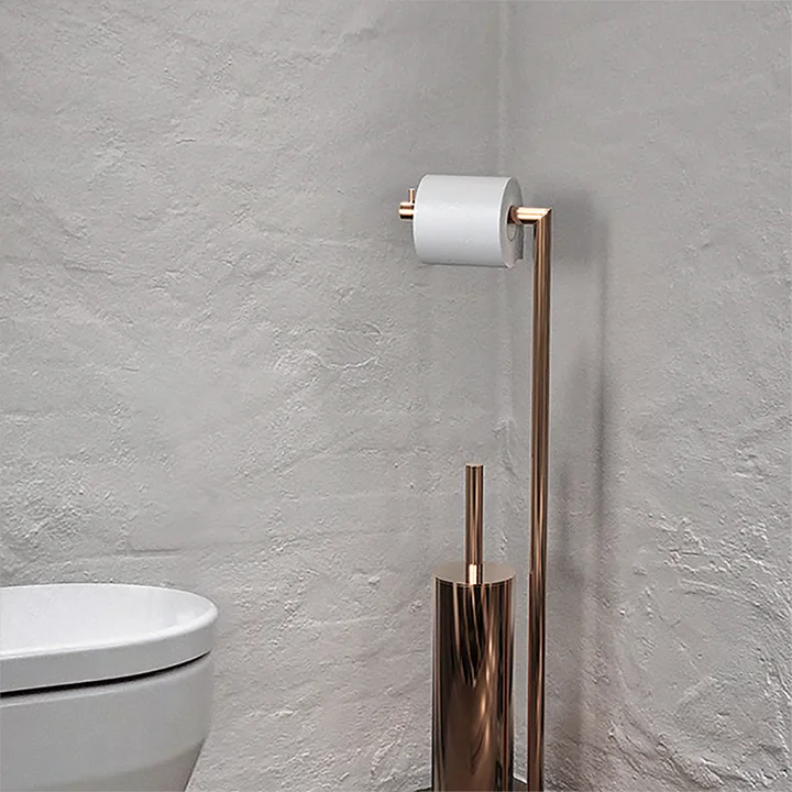 Nova 2 Toilet Roll Holder and Toilet Brush by Frost 