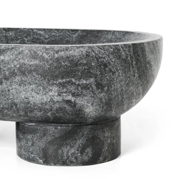 Alza Marble Bowl by Ferm Living in black