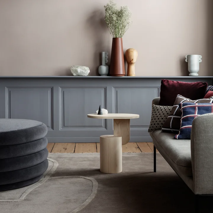 Salon Cushion, Muses Vase and Insert Side Table by Ferm Living