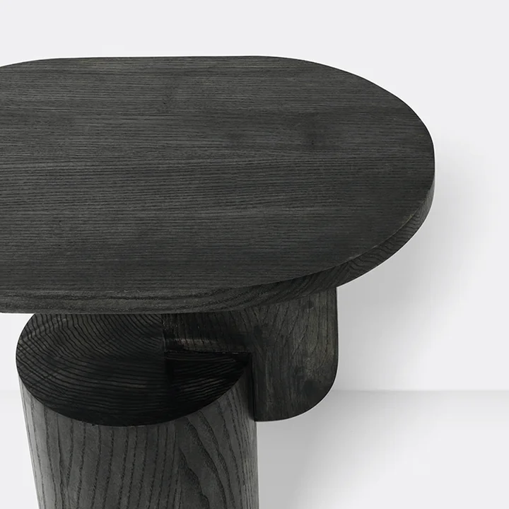 Insert Side Table by Ferm Living in stained black ash