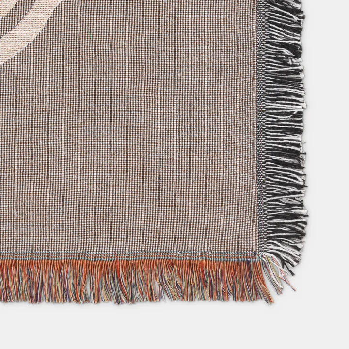 Mirage blanket 120 x 170 cm from Ferm Living in grey
