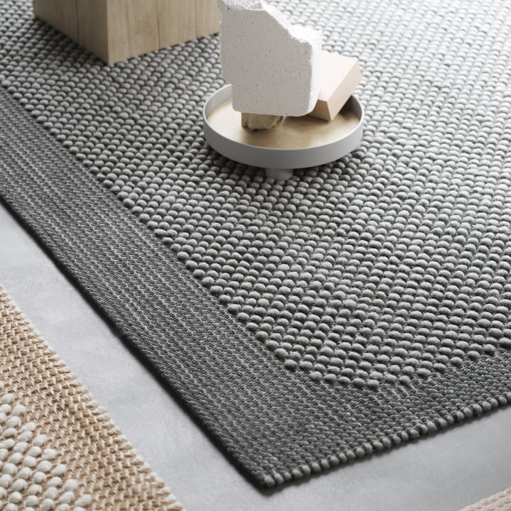 Pebble Rug from Muuto in dark gray