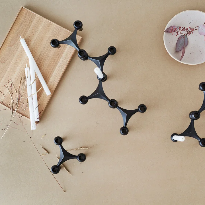 Candlesticks and candles from Stoff Nagel