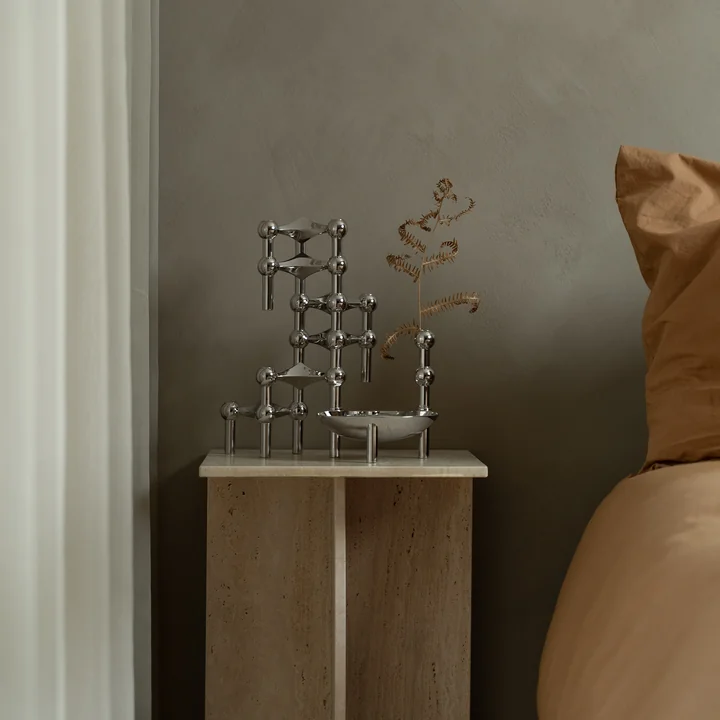 Candlestick and bowl from Stoff Nagel