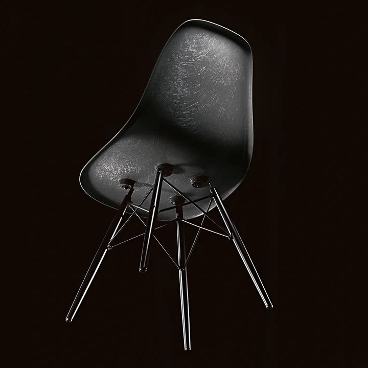 Eames Fiberglass Side Chair DSW by Vitra
