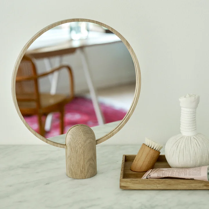 Aino mirror large from Skagerak in oak