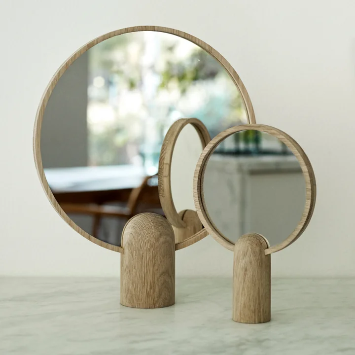 Aino mirror in small and large from Skagerak
