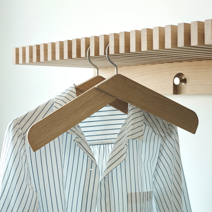 Collar Coat hanger from Skagerak in natural oak