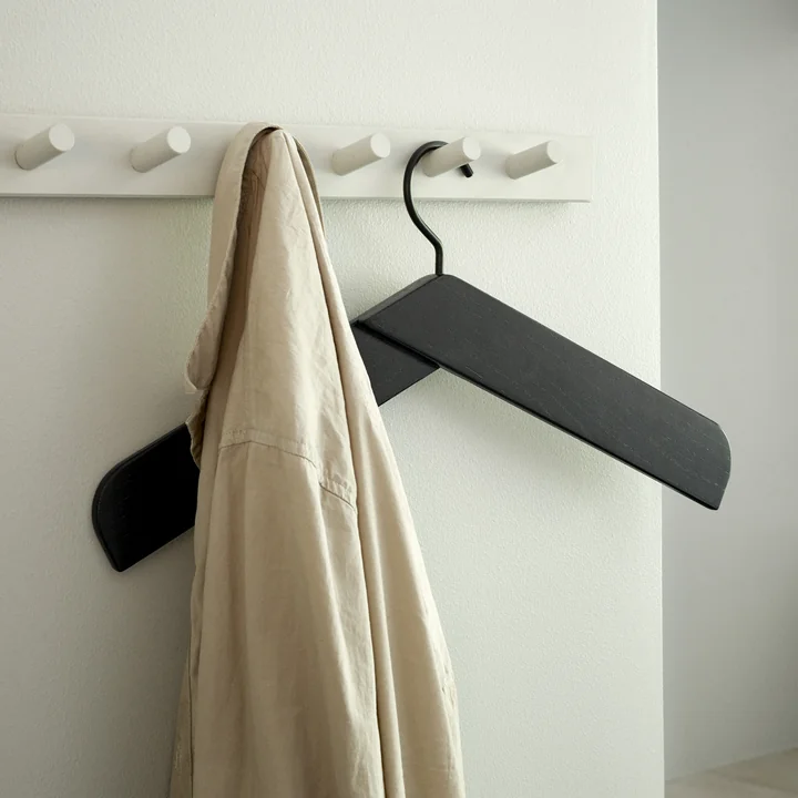 Collar Coat hanger from Skagerak in black