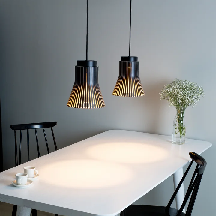 Petite 4600 Pendant lamp Ø 20 x H 23 cm from Secto in black