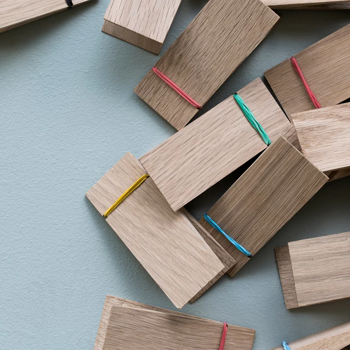 Pinch Decorative clip from Moebe in oak