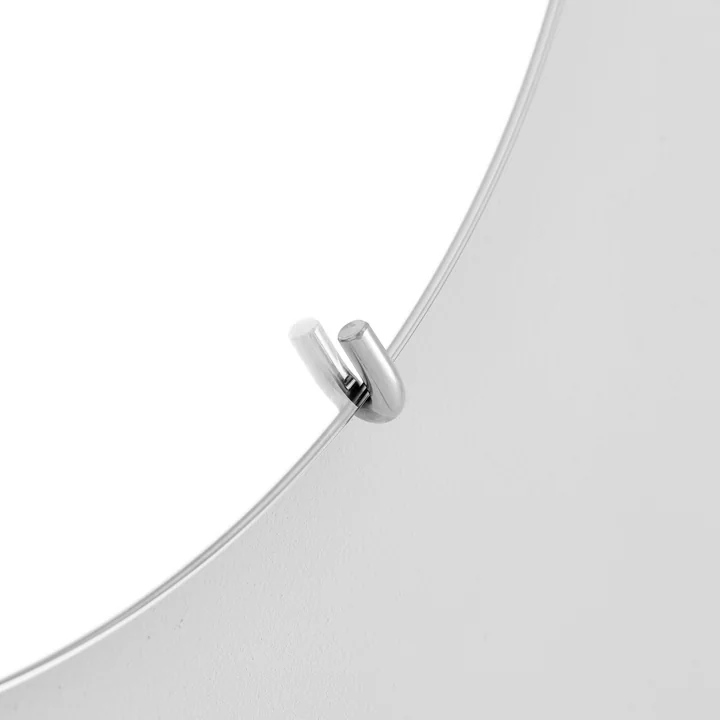 wall mirror oval from Moebe in chrome