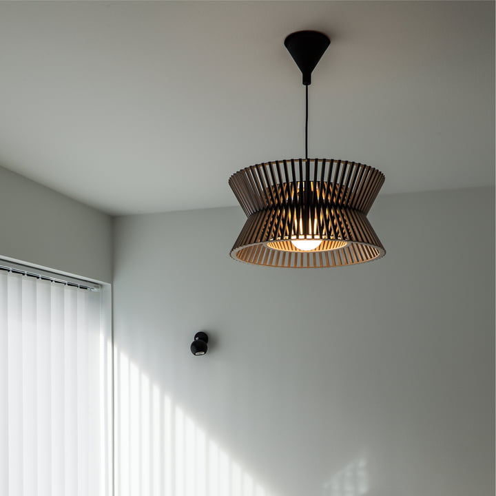 Kontro 6000 Pendant lamp Ø 45 x H 21 cm from Secto in black