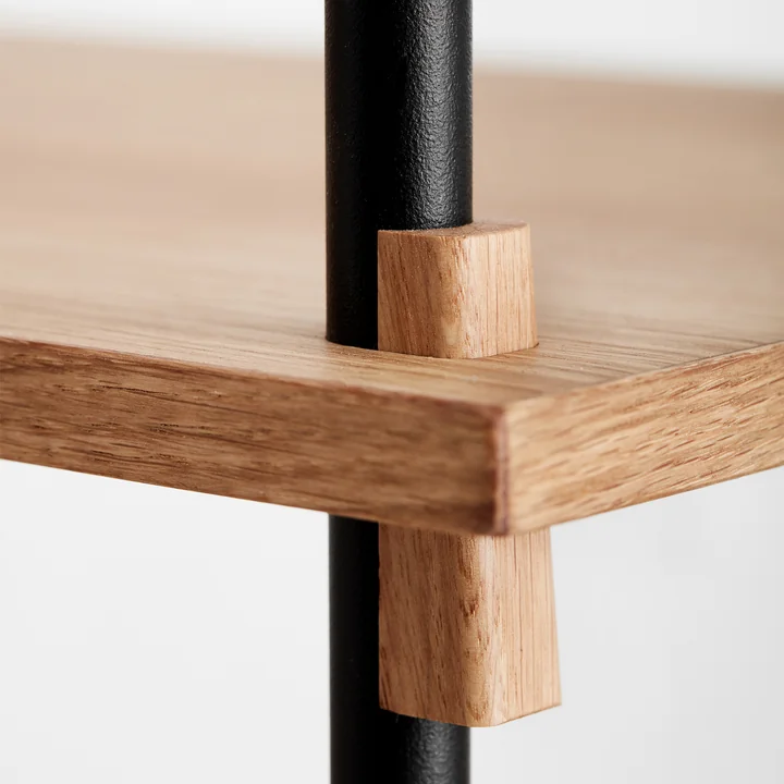 Shelving System from Moebe - wedge in detail