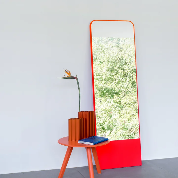 Friedrich Mirror from OUT Objekte unserer Tage - 60 x 185 cm, bright red