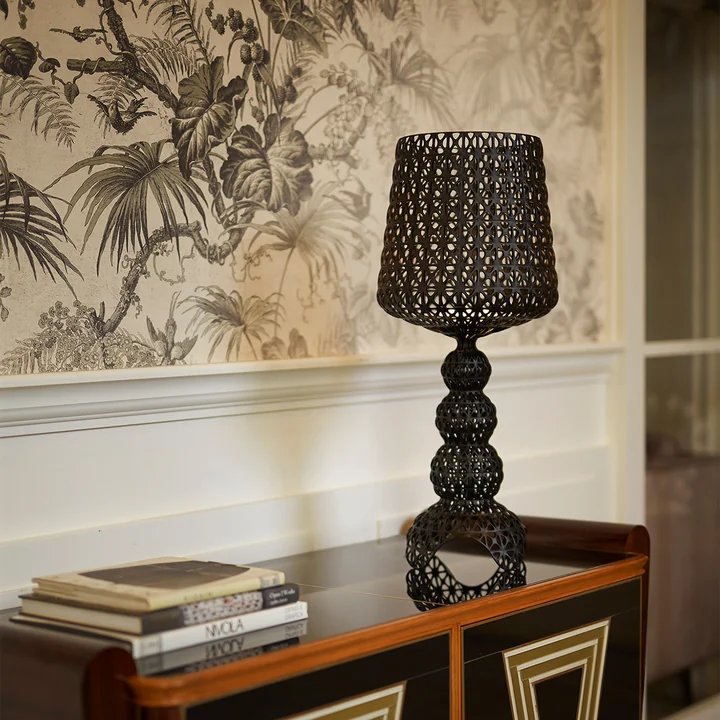 Mini Kabuki LED table lamp from Kartell in black