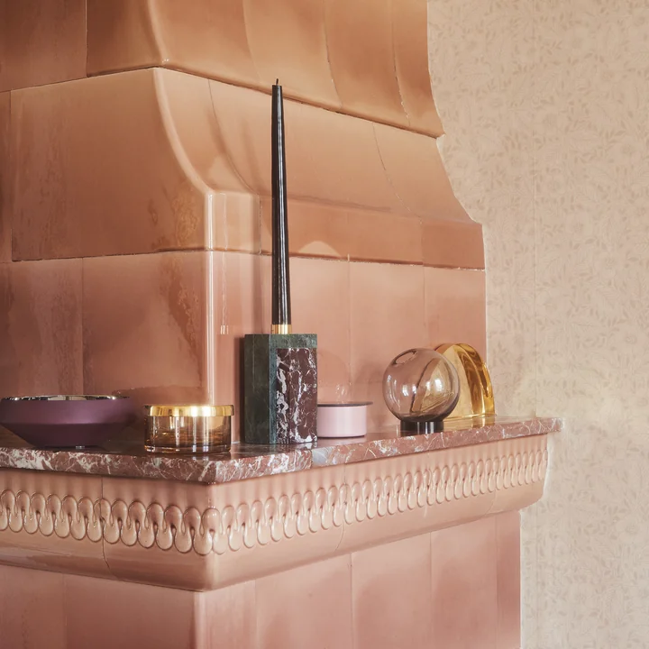 Globe Vase from AYTM on the ledge