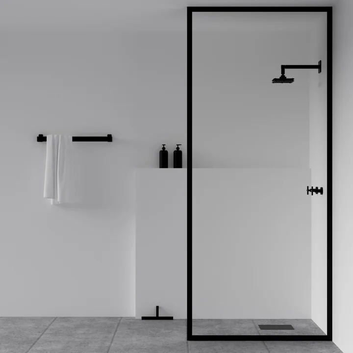 Towel holder from Nichba Design in black