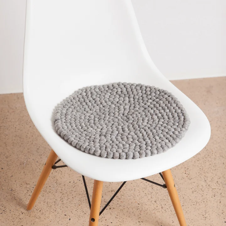 Lotte seat cushion from myfelt , Ø 36 cm on the Vitra DSW