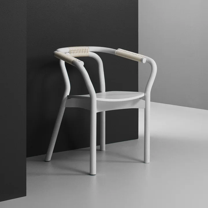 Knot Chair by Normann Copenhagen in white / white