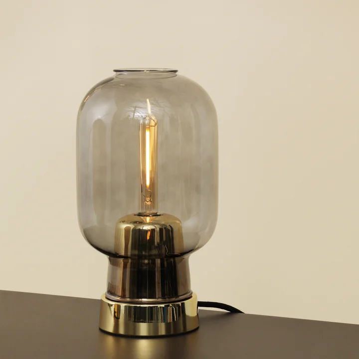 Amp table lamp from Normann Copenhagen in brass / smoke