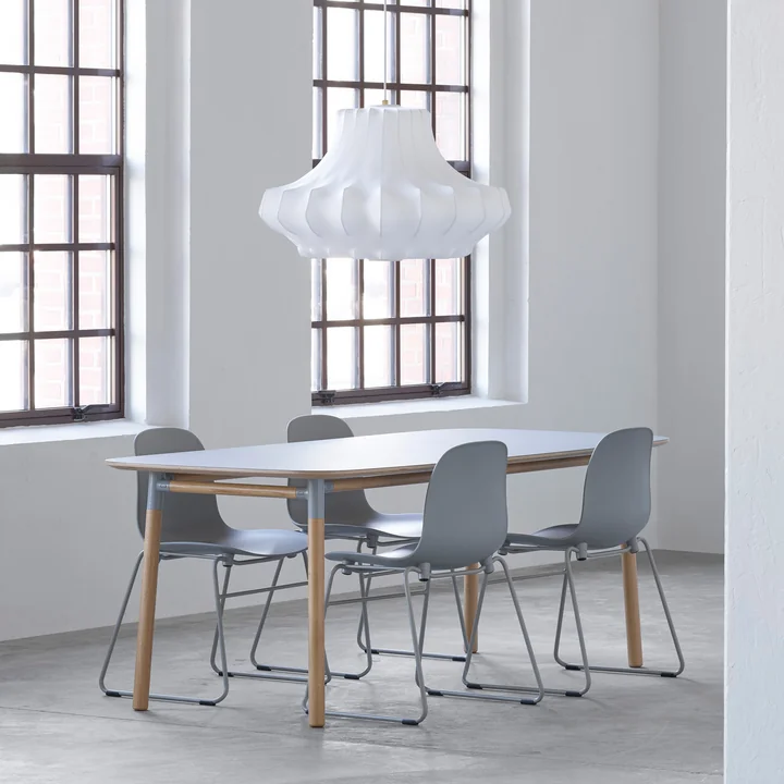 Phantom pendant medium Ø 80 x H 44 cm from Normann Copenhagen in white