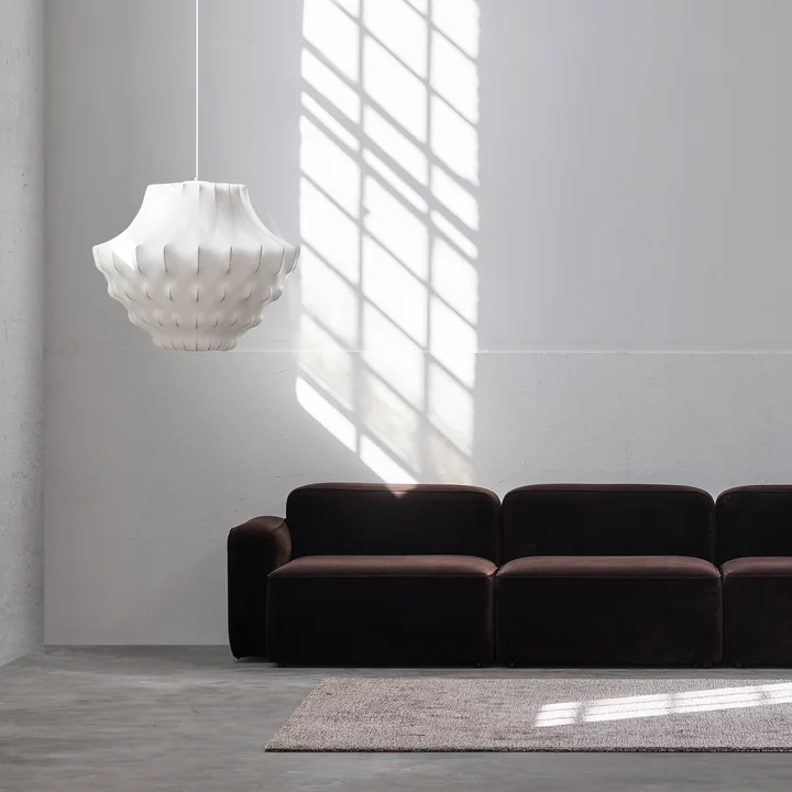 Phantom pendant large Ø 81 x H 64 cm from Normann Copenhagen in white