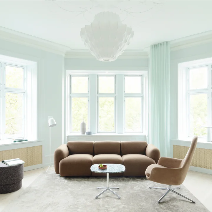 Phantom pendant large Ø 81 x H 64 cm from Normann Copenhagen in white