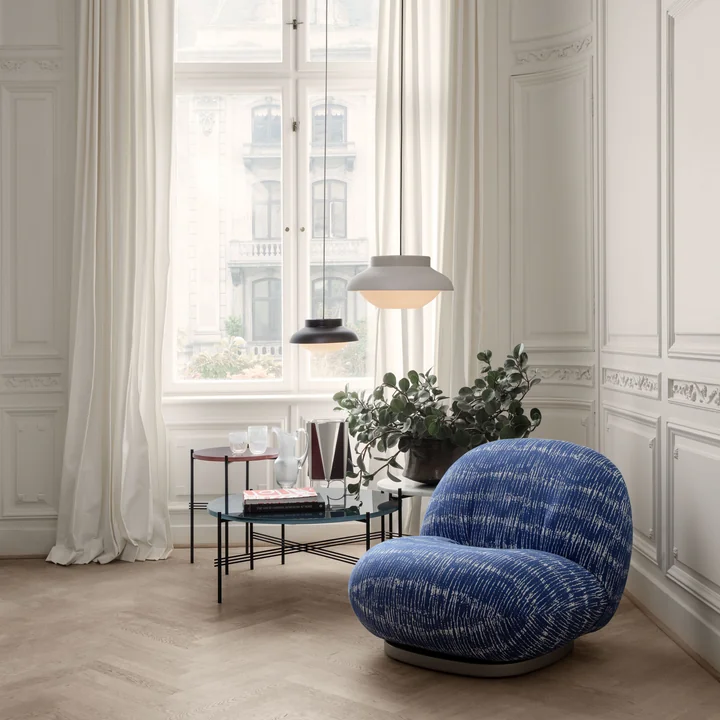 Pacha Lounge Chair from Gubi in the living room