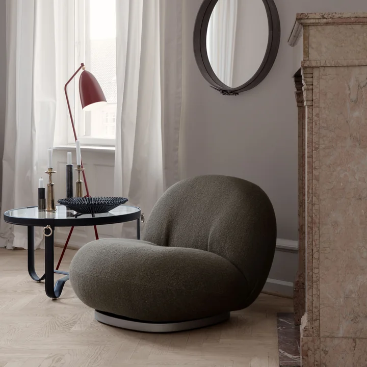 Pacha Lounge Chair from Gubi in the living environment.