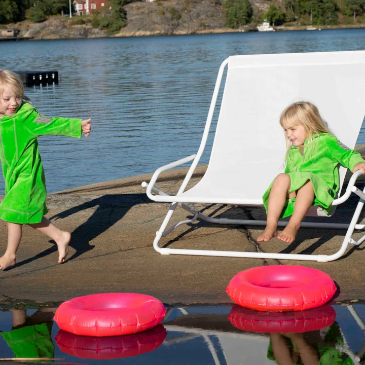 Dondolina Twin Swing chair from Fiam by the water