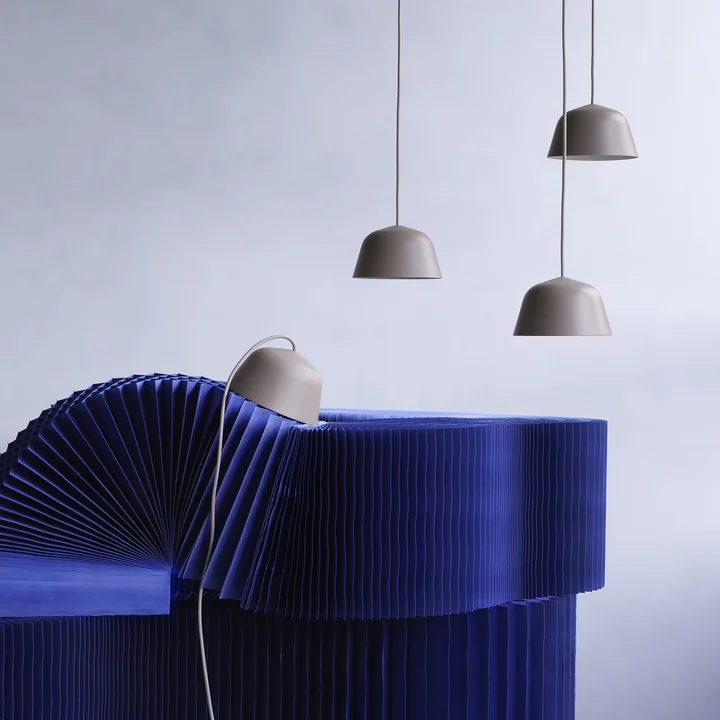 Ambit Pendant lights in grey from Muuto to several