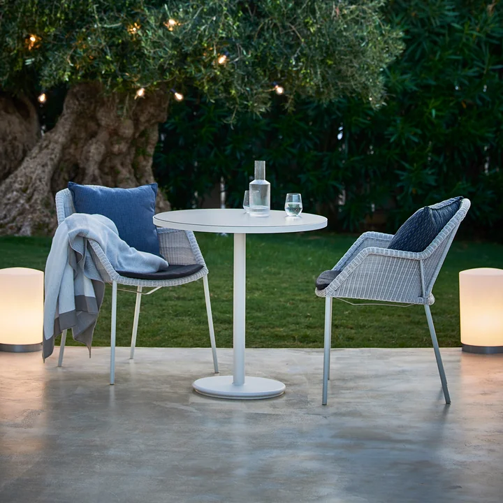 Breeze Stackable armchair (5464) from Cane-line in white-grey