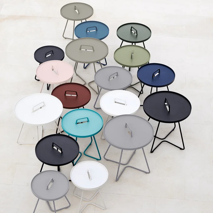 On-the-move Side table from Cane-line in various colors