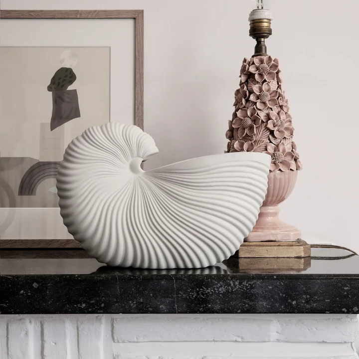 Shell Pot from Ferm Living in off-white