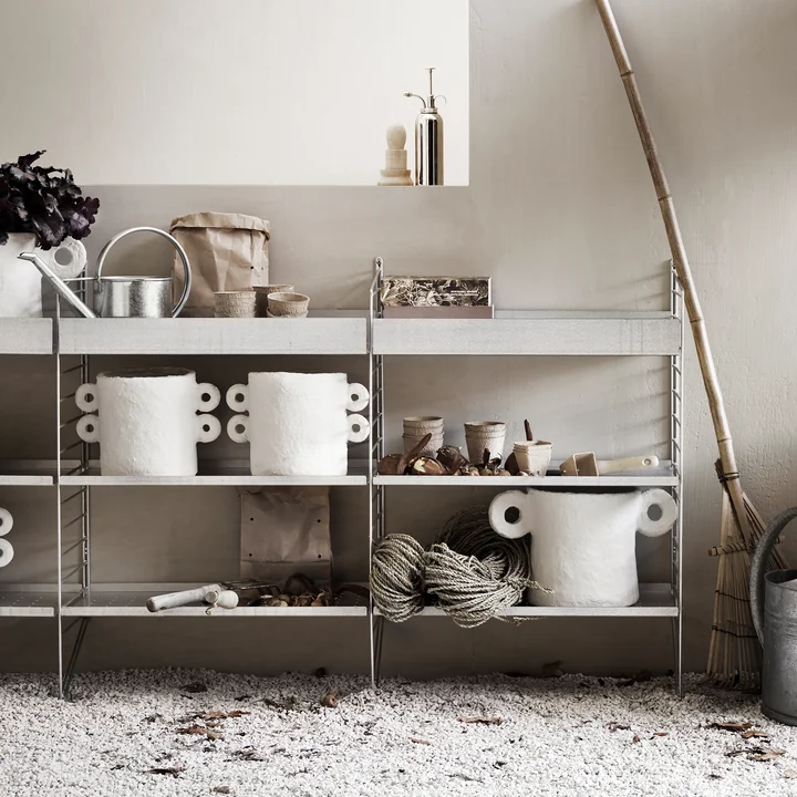 Shelving system Outdoor from String