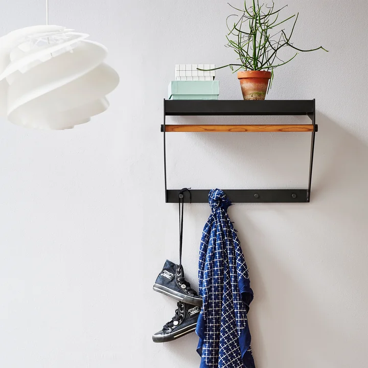 Copenhagen City Rack by Cane-Line in teak / lava grey