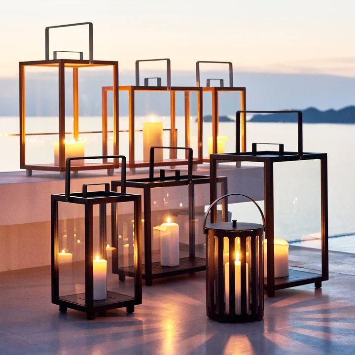 Lighthouse and Lighttube lanterns from Cane-line