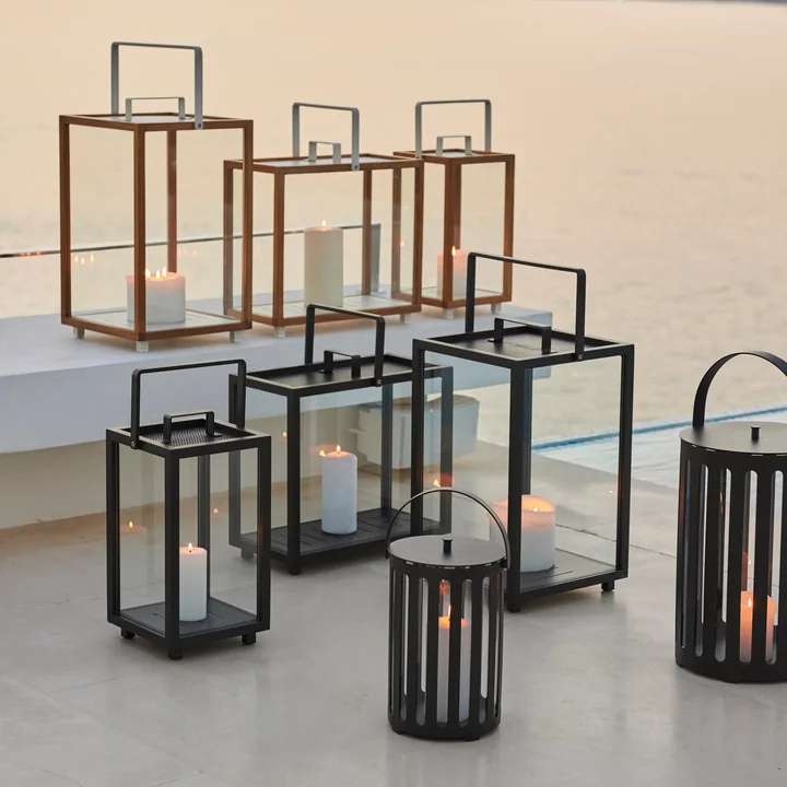 Lighthouse and Lighttube lanterns from Cane-line
