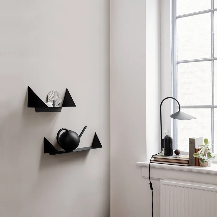 Orb watering can and Arum table lamp from Ferm Living in combination