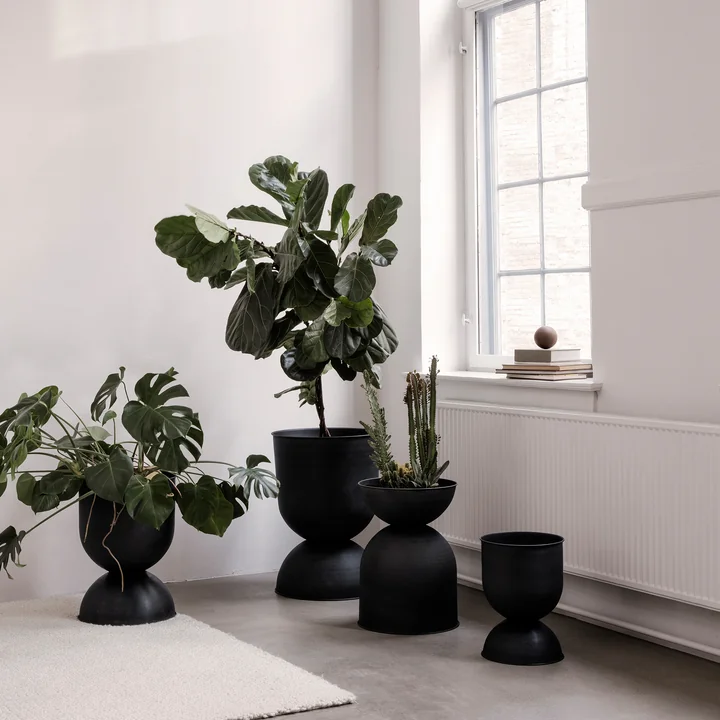 Hourglass Flower pot from Ferm Living to several in different sizes